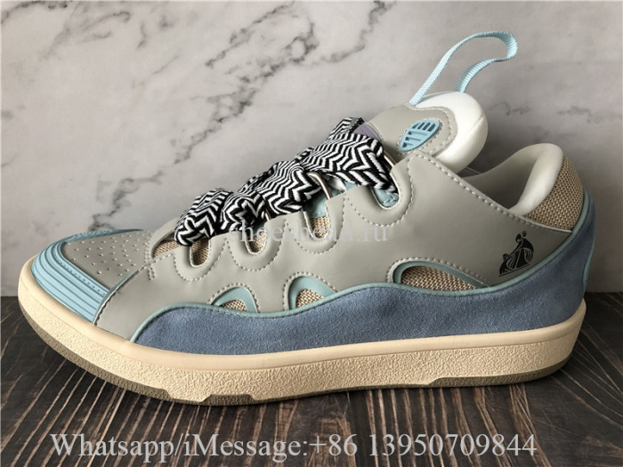 Lanvin Curb Sneaker Blue Grey