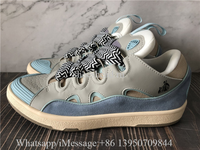 Lanvin Curb Sneaker Blue Grey