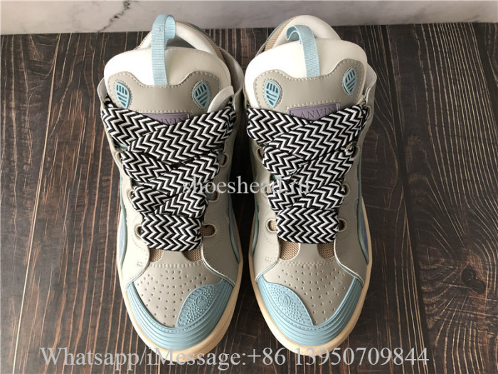 Lanvin Curb Sneaker Blue Grey