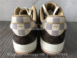 Off White x Nike Air Force 1 Low Louis Vuitton Brown Damier With Cases