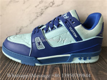 Louis Vuitton Trainer Sneaker Dark Blue