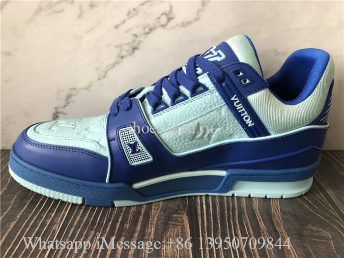 Louis Vuitton Trainer Sneaker Dark Blue