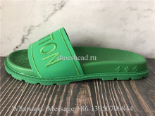 Louis Vuitton Green Slide