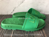 Louis Vuitton Green Slide