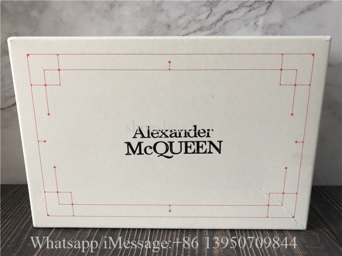 Super Quality Alexander McQueen Oversized Sneaker White Grey Suede