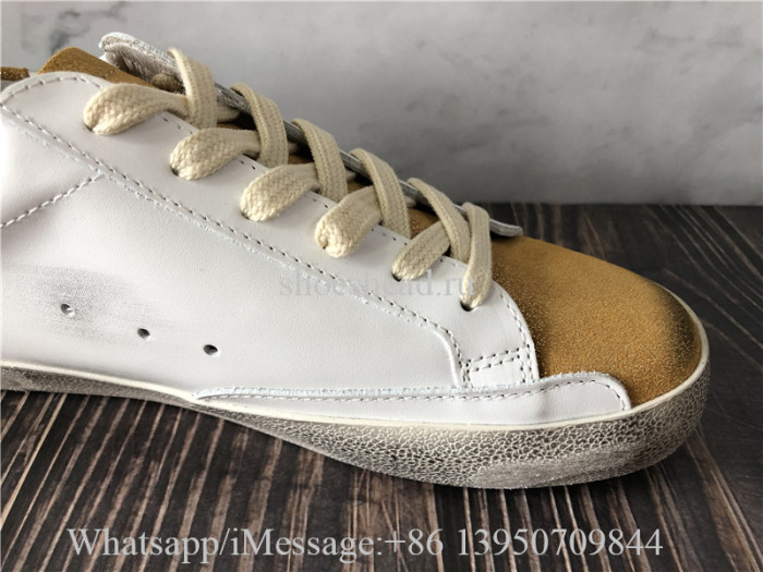 Golden Goose Super-Star Sneakers White Leather With Golden Tab