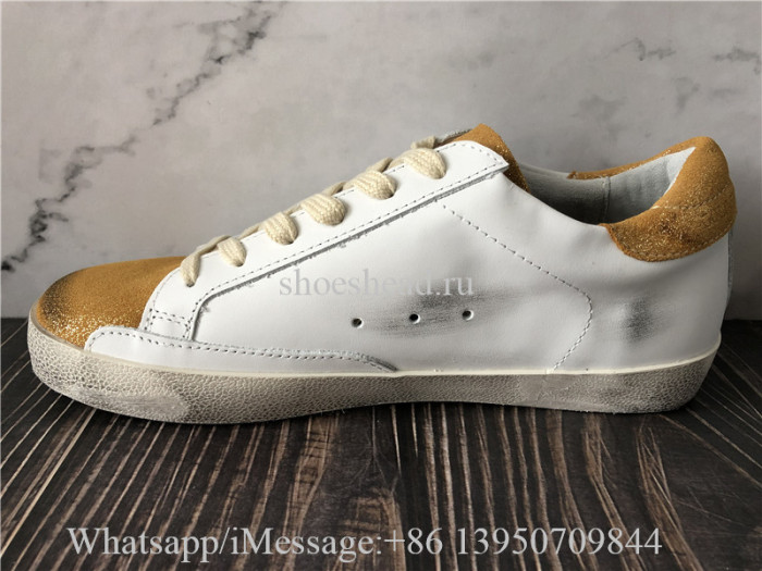 Golden Goose Super-Star Sneakers White Leather With Golden Tab