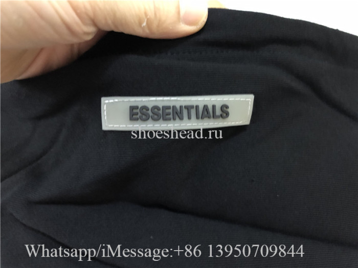 Fear Of God Fog Essential Black Sweater Hoodie