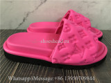 Louis Vuitton  Monogram Logo Sandals Pink