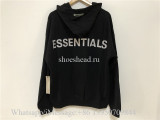 Fear Of God Fog Essential Black Sweater Hoodie