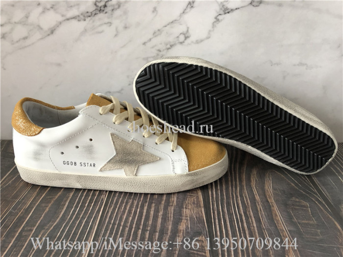 Golden Goose Super-Star Sneakers White Leather With Golden Tab