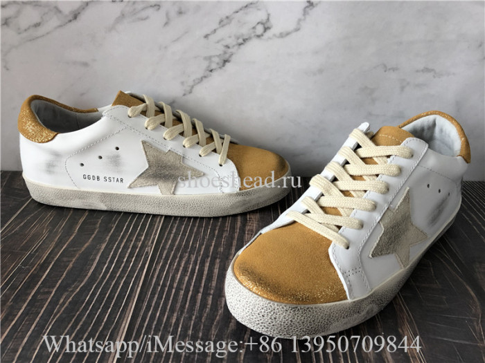 Golden Goose Super-Star Sneakers White Leather With Golden Tab