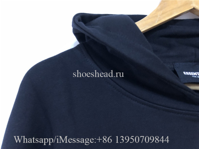 Fear Of God Fog Essential Black Sweater Hoodie