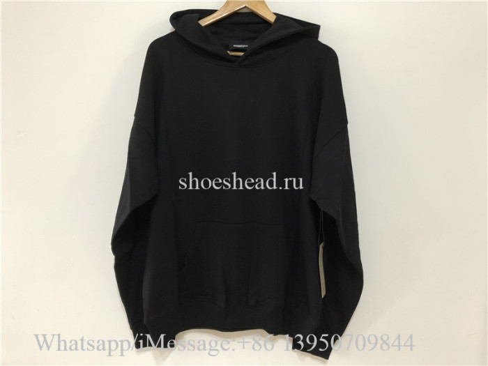 Fear Of God Fog Essential Black Sweater Hoodie