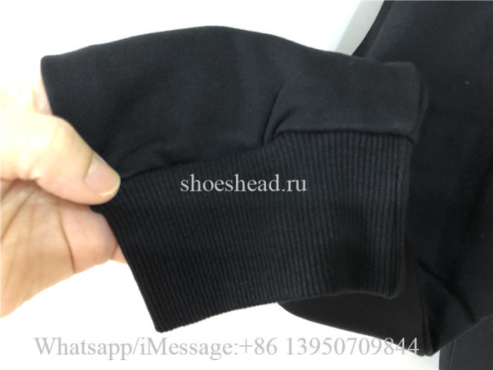 Fear Of God Fog Essential Black Sweater Hoodie