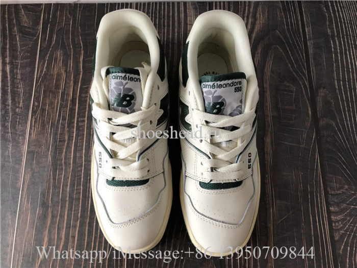 New Balance 550 Aime Leon Dore White Green