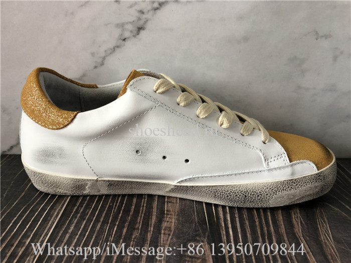 Golden Goose Super-Star Sneakers White Leather With Golden Tab