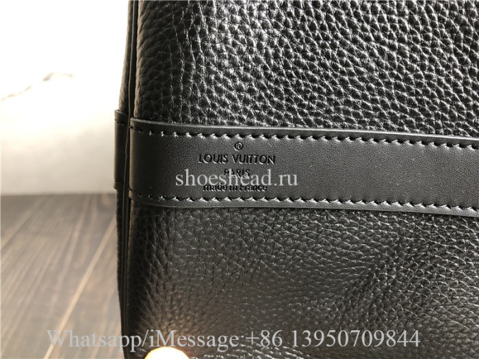 Original Louis Vuitton Keepall Bandouliere 40 Luggage Leather Black M57088