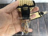 Original Fendi Sunshine Woven Straw Tote Bag