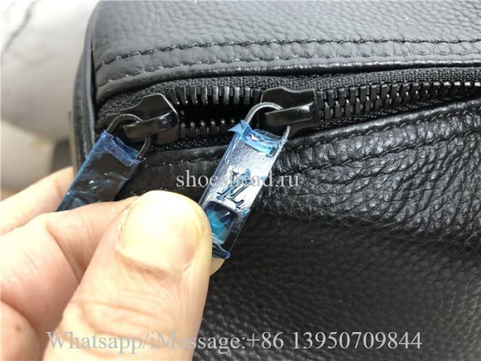 Original Louis Vuitton Keepall Bandouliere 40 Luggage Leather Black M57088
