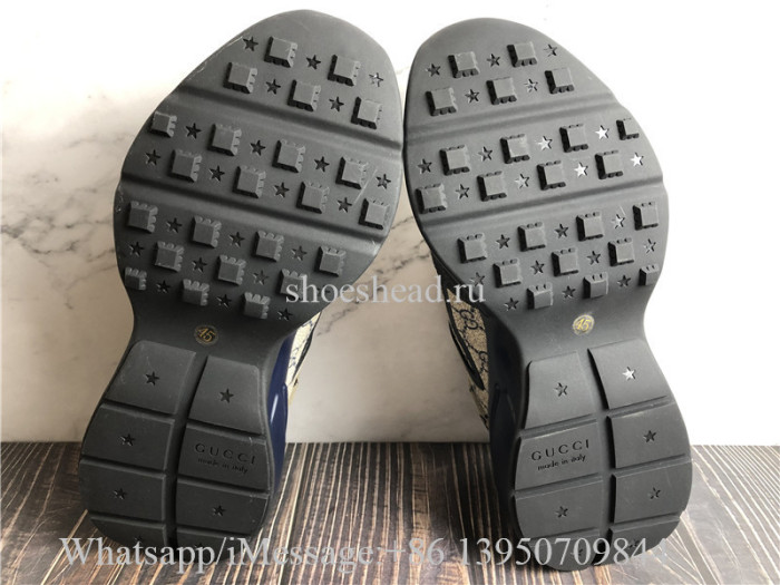 Super Quality Gucci GG Supreme Rhyton Vintage Sneaker Blue