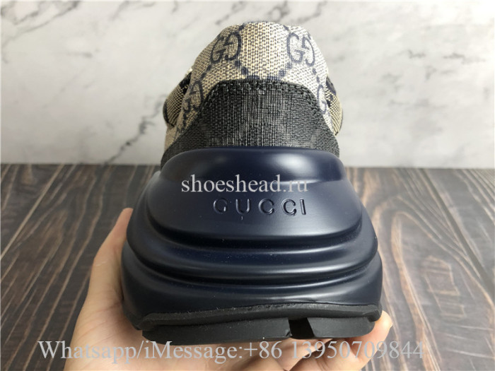 Super Quality Gucci GG Supreme Rhyton Vintage Sneaker Blue