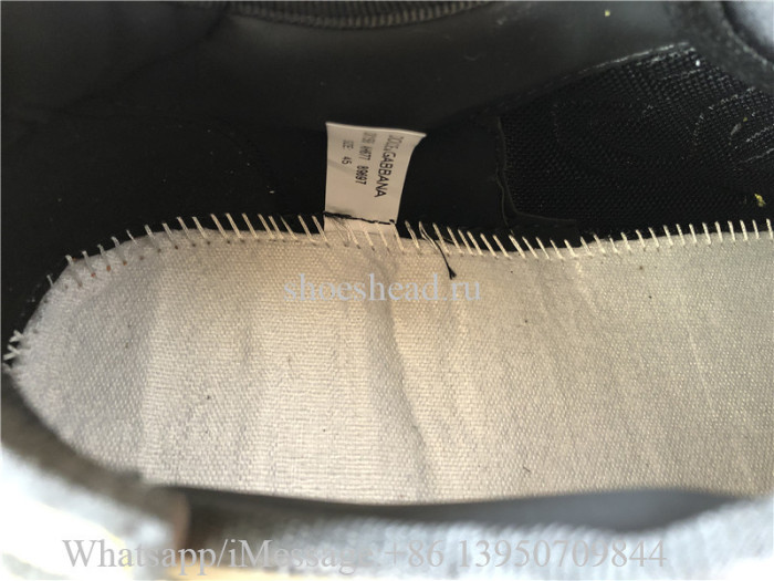 Dolce & Gabbana Mixed-material Daymaster Sneakers With DG Logo