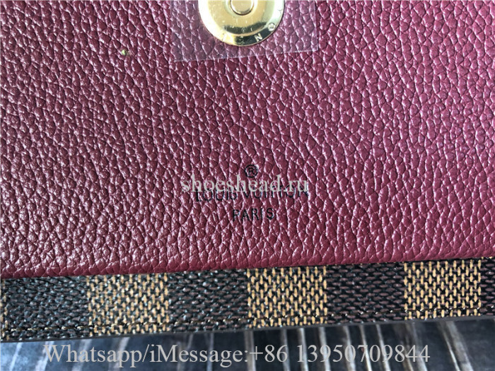 Original Louis Vuitton Portefeuille Vavin Chain Wallet Shoulder Bag N60222