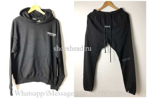 Fog Essential Fear of God Black Tracksuit And Pants
