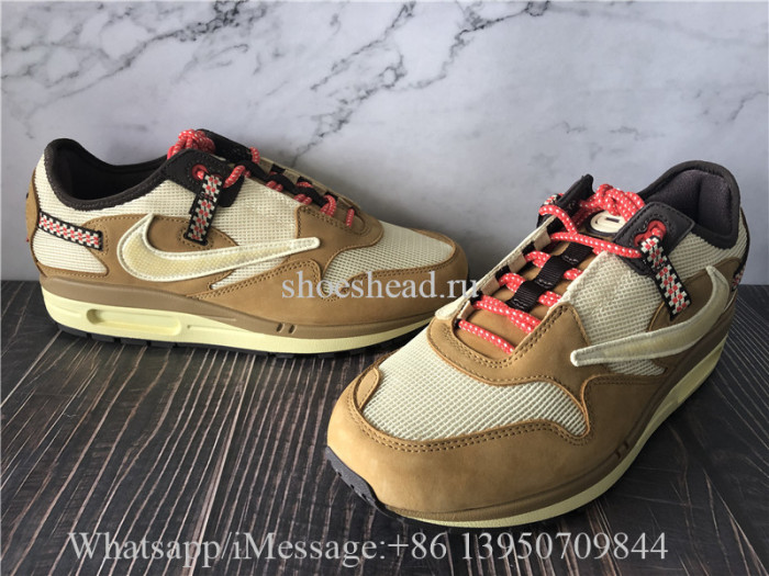 Travis Scott x Nike Air Max 1 Wheat Brown