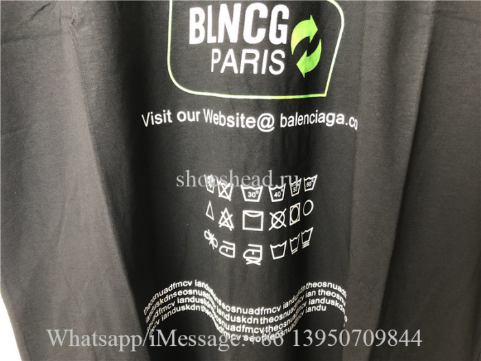 Balenciaga Black Tee Shirt