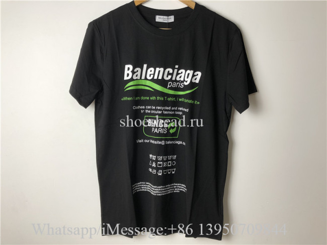 Balenciaga Black Tee Shirt