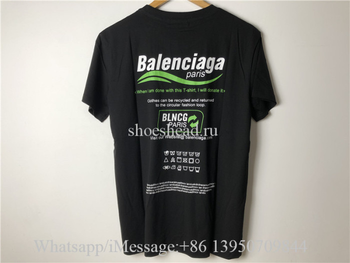 Balenciaga Black Tee Shirt