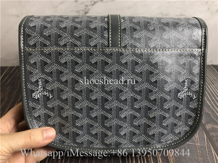 Original Goyard Belvedere II Messenger Bag Coated Canvas MM Light Blue