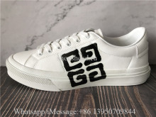 Givenchy x Chito City Court Logo Graffiti Low Top Sneaker White Black