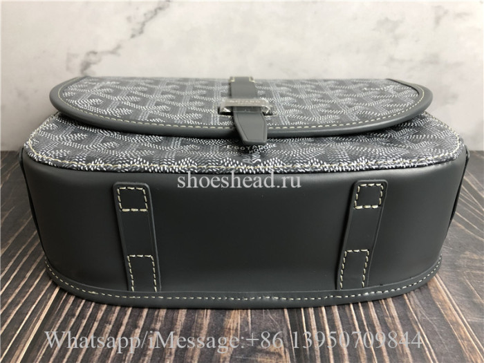 Original Goyard Belvedere II Messenger Bag Coated Canvas MM Light Blue