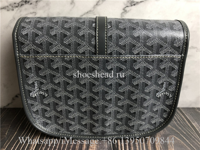 Original Goyard Belvedere II Messenger Bag Coated Canvas MM Light Blue