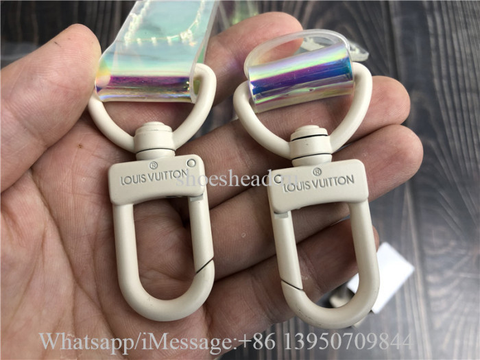 Original Louis Vuitton PVC Monogram Keepall Bandouliere 50 Iridescent Prism
