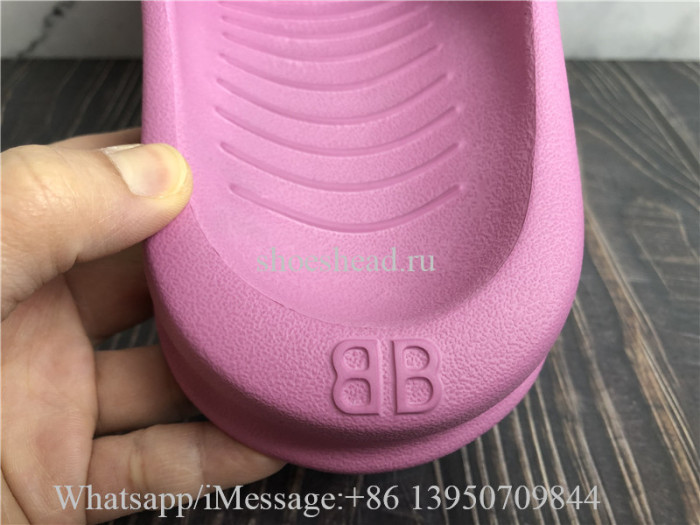Balenciaga Runner Rubber Pink Sandals