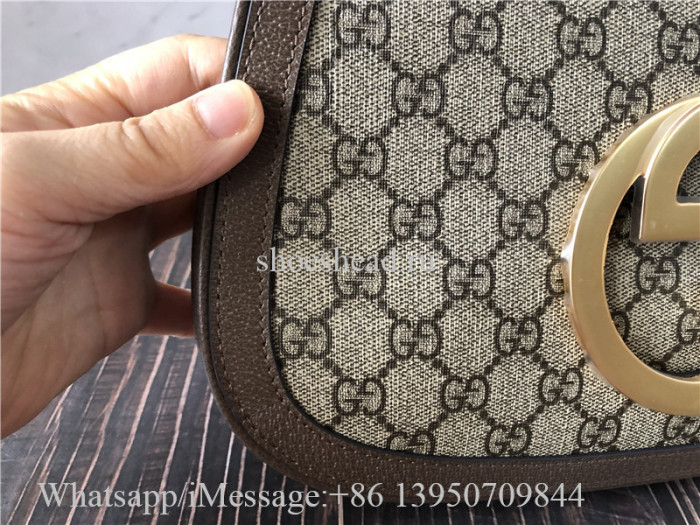 Original Gucci 699210 Medium Shoulder Bag With Round Interlocking G