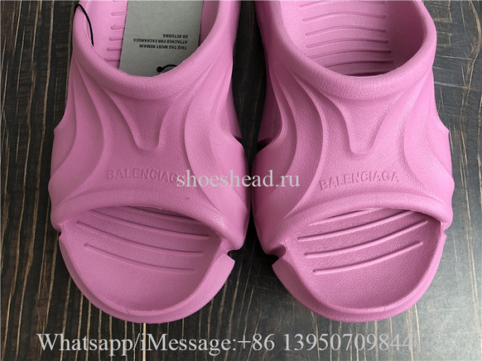 Balenciaga Runner Rubber Pink Sandals