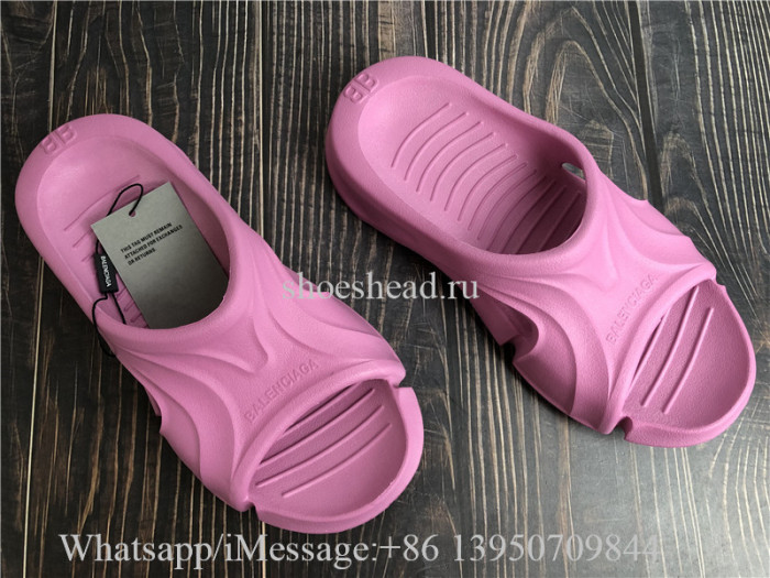 Balenciaga Runner Rubber Pink Sandals