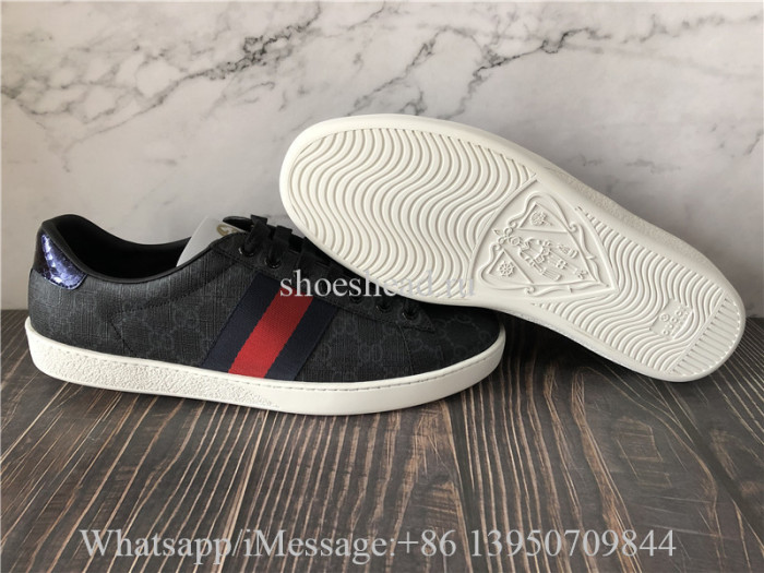 Super Quality Gucci Ace Embroidery Sneaker Grey
