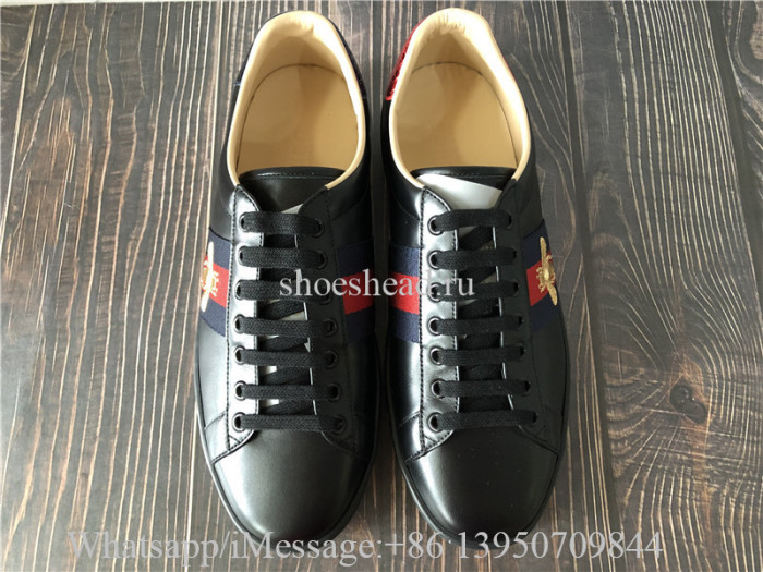 Super Quality Gucci Ace Embroidery Sneaker Black Bee