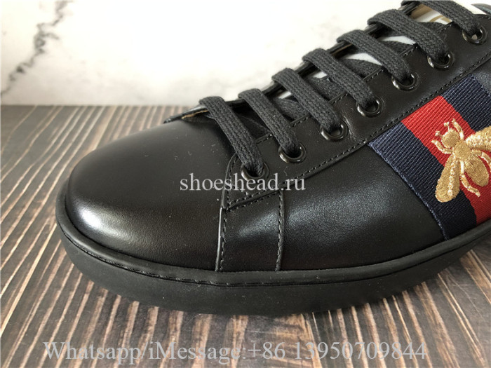 Super Quality Gucci Ace Embroidery Sneaker Black Bee