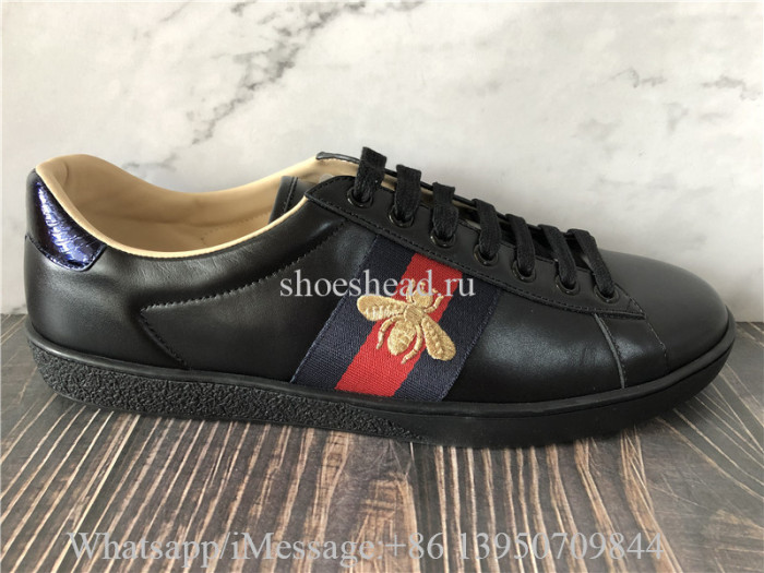 Super Quality Gucci Ace Embroidery Sneaker Black Bee