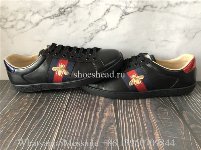 Super Quality Gucci Ace Embroidery Sneaker Black Bee