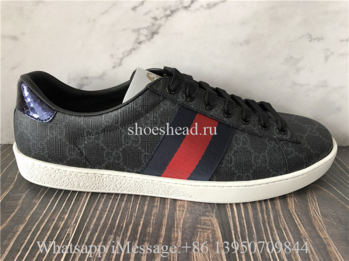 Super Quality Gucci Ace Embroidery Sneaker Grey