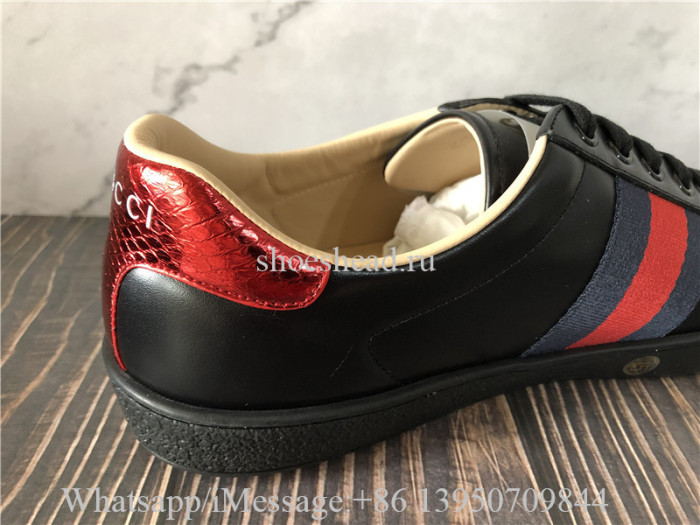Super Quality Gucci Ace Embroidery Sneaker Black Bee