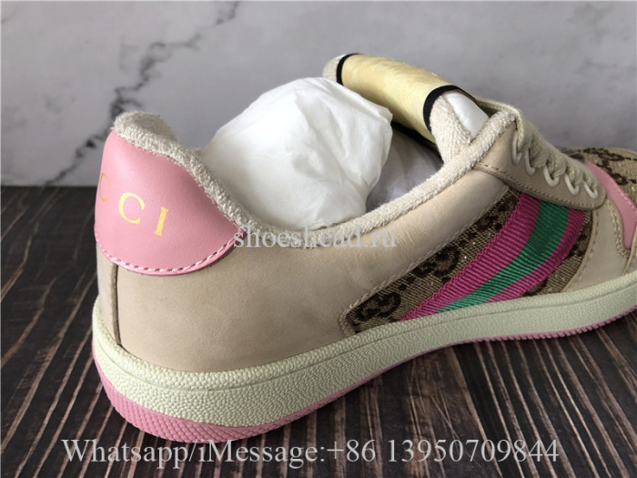 Super Quality Gucci Screener Sneaker Pink